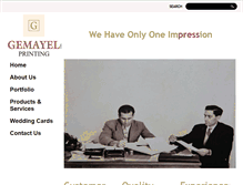 Tablet Screenshot of gemayelprinting.com